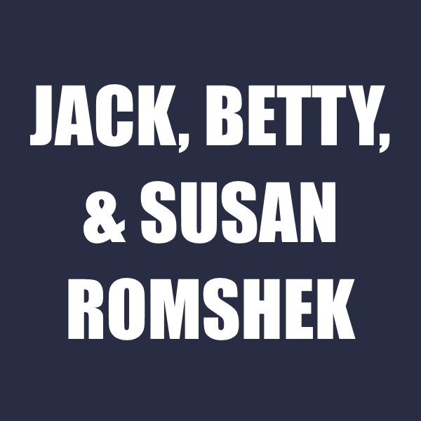 Jack, Betty, & Susan Romshek