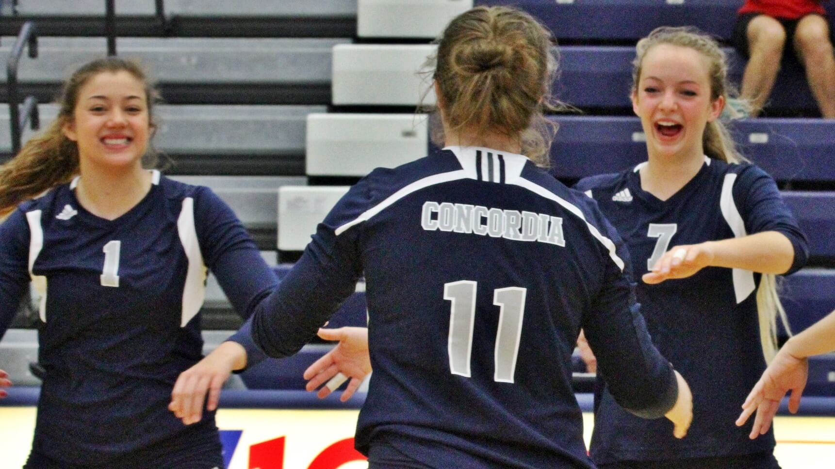 Season revs up with four-match week :: Volleyball :: Concordia ...