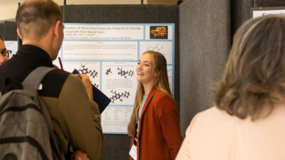 Rachel Battershell was one of the approximately 100 students who participated in the symposium on April 25th.